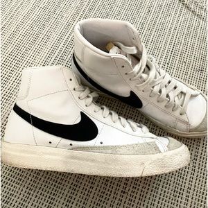 Nike Blazers in Black & White